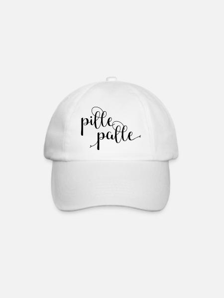 pille palle - Baseballkappe - Weiß/Weiß