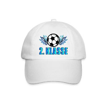 SCHULANFANG 2. KLASSE FUßBALL - Baseballkappe - Weiß/Weiß - Vorne