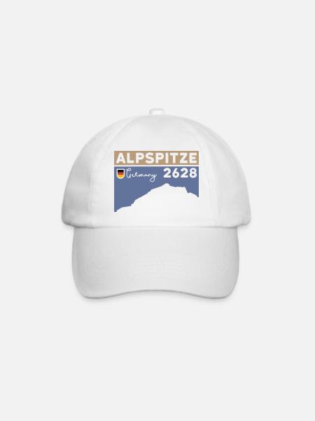 Alpspitze Wanderung Klettersteig Wandern Bayern - Baseballkappe - Weiß/Weiß
