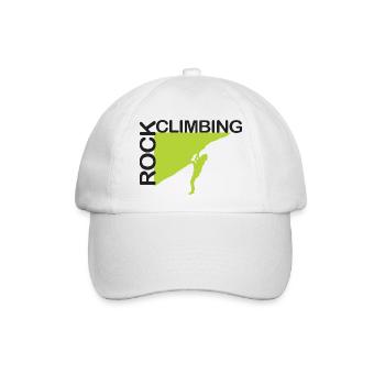 Rock Climbing - Baseballkappe - Weiß/Weiß - Vorne
