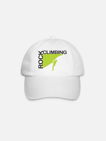 Rock Climbing - Baseballkappe - Weiß/Weiß