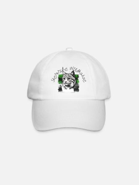 steirische wildkatze steirerin steiermark grün - Baseballkappe - Weiß/Weiß