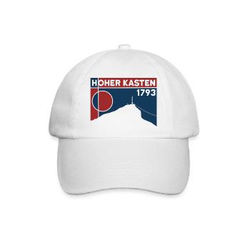 Hoher Kasten Berg Wandern Alpstein Souvenir - Baseballkappe - Weiß/Weiß - Vorne