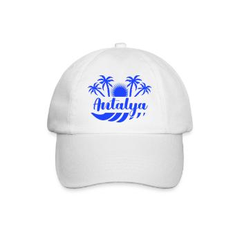 antalya - Baseballkappe - Weiß/Weiß - Vorne