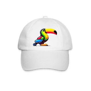 Tukan - Baseballkappe - Weiß/Weiß - Vorne
