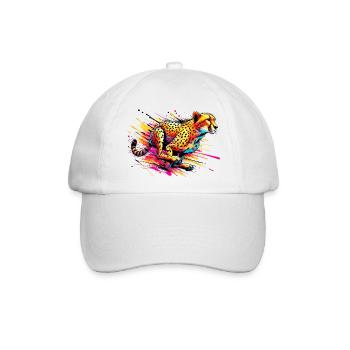 Gepard - Baseballkappe - Weiß/Weiß - Vorne