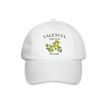 Valencia Urlaub Spanien Camping - Baseballkappe - Weiß/Weiß - Vorne