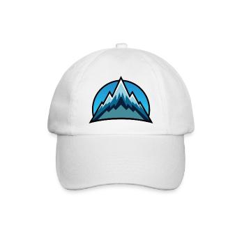 Gebirge - Baseballkappe - Weiß/Weiß - Vorne