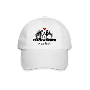 Patchworker We are family - Baseballkappe - Weiß/Weiß - Vorne