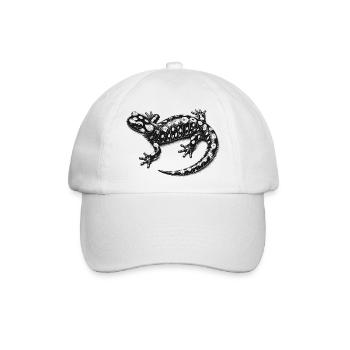 Feuersalamander - Baseballkappe - Weiß/Weiß - Vorne