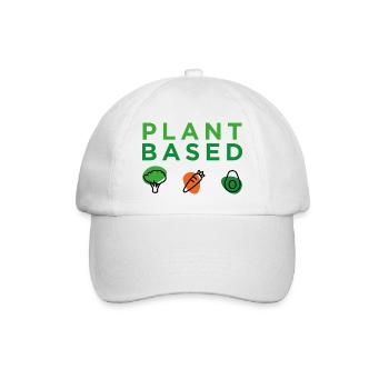 Pflanzlich - Baseballkappe - Weiß/Weiß - Vorne