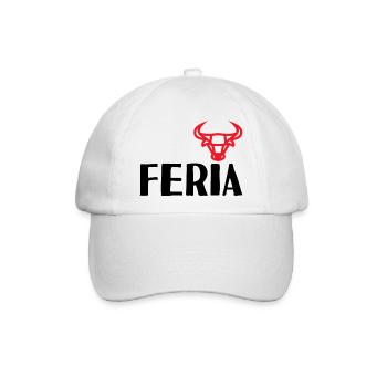 Feria Provençal Festival Nîmes Arles Bayonne Férias - Baseballkappe - Weiß/Weiß - Vorne