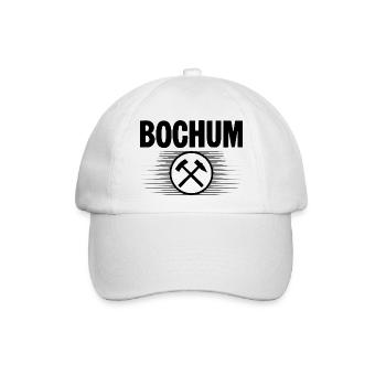 Bochum Glueck auf - Baseballkappe - Weiß/Weiß - Vorne