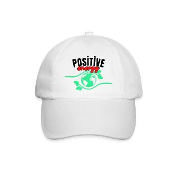 Positiv - Baseballkappe - Weiß/Weiß - Vorne