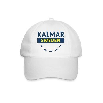 Kalmar Schweden Emblem Grafik - Baseballkappe - Weiß/Weiß - Vorne