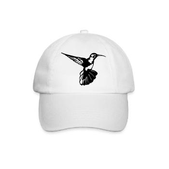 Kolibri - Baseballkappe - Weiß/Weiß - Vorne