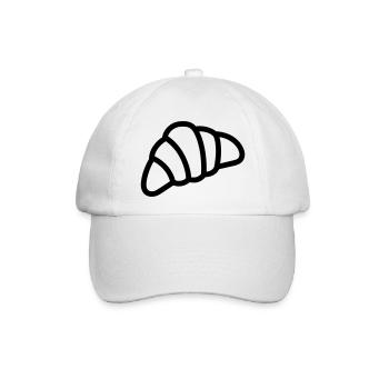 Halbmond - Baseballkappe - Weiß/Weiß - Vorne