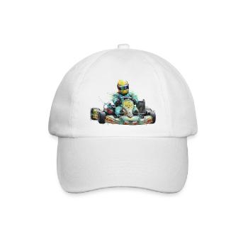 Kart - Baseballkappe - Weiß/Weiß - Vorne