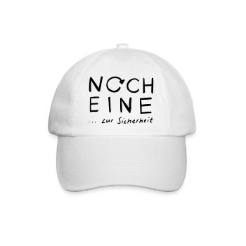 Noch eine...zur Sicherheit - Baseballkappe - Weiß/Weiß - Vorne