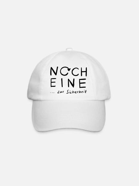 Noch eine...zur Sicherheit - Baseballkappe - Weiß/Weiß