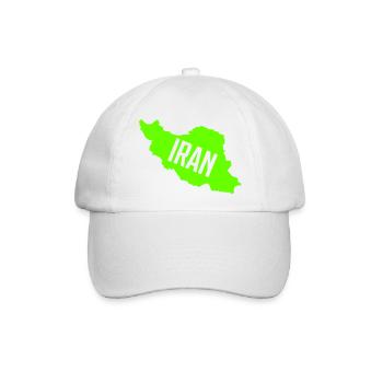 Iran Land Country - Baseballkappe - Weiß/Weiß - Vorne