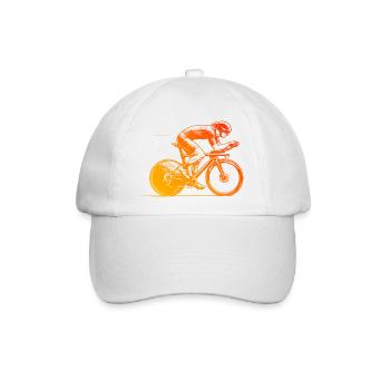 Roadbike Stil für jeden Anlass - Baseballkappe - Weiß/Weiß - Vorne