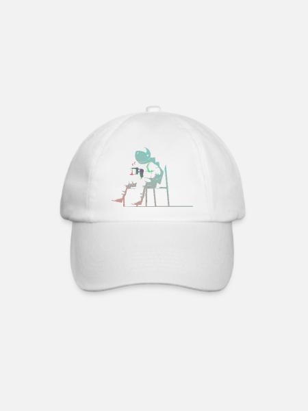Astronaut - Baseballkappe - Weiß/Weiß