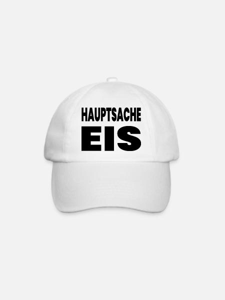 Eis - Baseballkappe - Weiß/Weiß