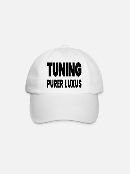 Tuning - Baseballkappe - Weiß/Weiß