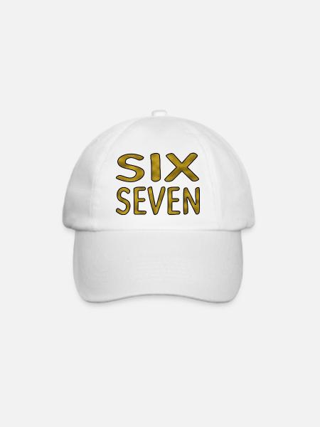 Six Seven Gold - Baseballkappe - Weiß/Weiß