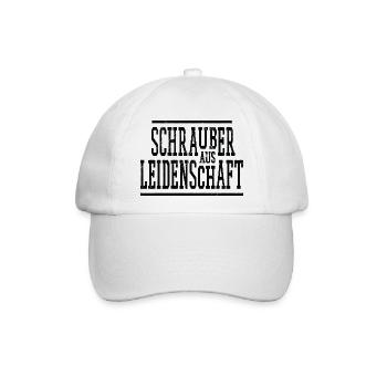 Schrauber Spruch  - Baseballkappe - Weiß/Weiß - Vorne