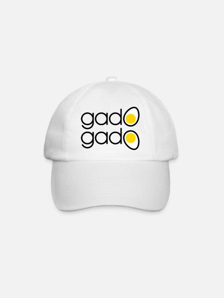 Indonesischer Gado Gado - Baseballkappe - Weiß/Weiß