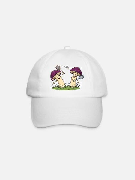 Federball - Baseballkappe - Weiß/Weiß