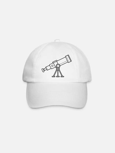 Teleskop - Baseballkappe - Weiß/Weiß