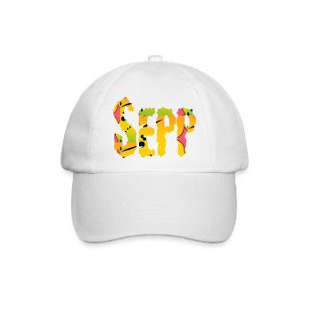 Sepp Vorname  - Baseballkappe - Weiß/Weiß - Vorne