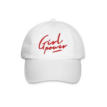 Frauenpower - Baseballkappe - Weiß/Weiß - Vorne