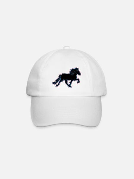 Icelandic Tölter - Baseballkappe - Weiß/Weiß