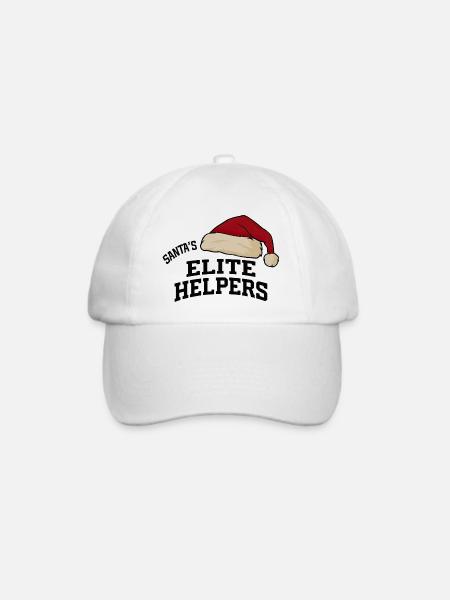 Santa Elite Helpers - Baseballkappe - Weiß/Weiß