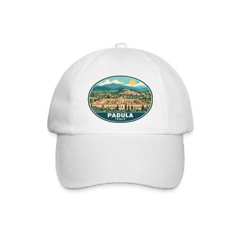 Erleben Sie Padula in Italien Campania Heritage - Baseballkappe - Weiß/Weiß - Vorne