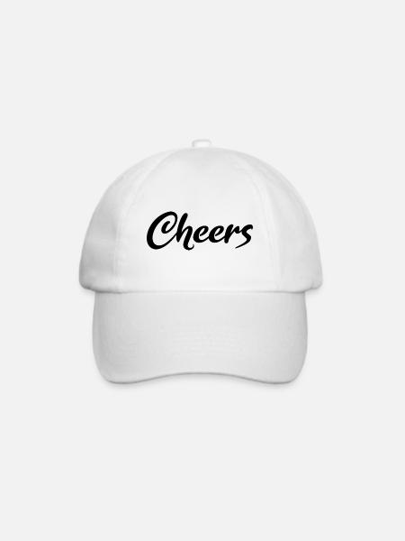 Cheers - Baseballkappe - Weiß/Weiß