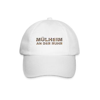 Mülheim an der Ruhr - Baseballkappe - Weiß/Weiß - Vorne