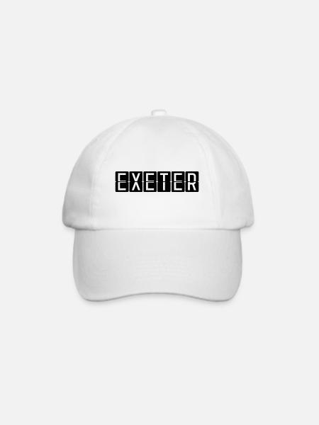 Exeter Flughafentafel - Baseballkappe - Weiß/Weiß