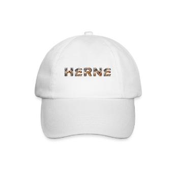 Herne Hund - Baseballkappe - Weiß/Weiß - Vorne