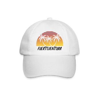 Fuerteventura - Baseballkappe - Weiß/Weiß - Vorne