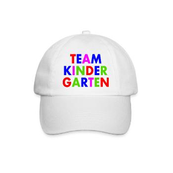 Team kindergarten - Baseballkappe - Weiß/Weiß - Vorne