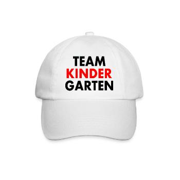 Team kindergarten - Baseballkappe - Weiß/Weiß - Vorne