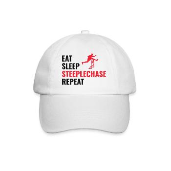 Hindernislauf Hindernislauf Leichtathletik - Baseballkappe - Weiß/Weiß - Vorne