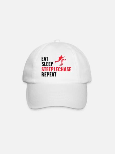 Hindernislauf Hindernislauf Leichtathletik - Baseballkappe - Weiß/Weiß
