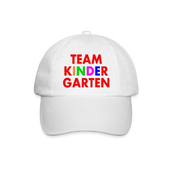 Team kindergarten - Baseballkappe - Weiß/Weiß - Vorne