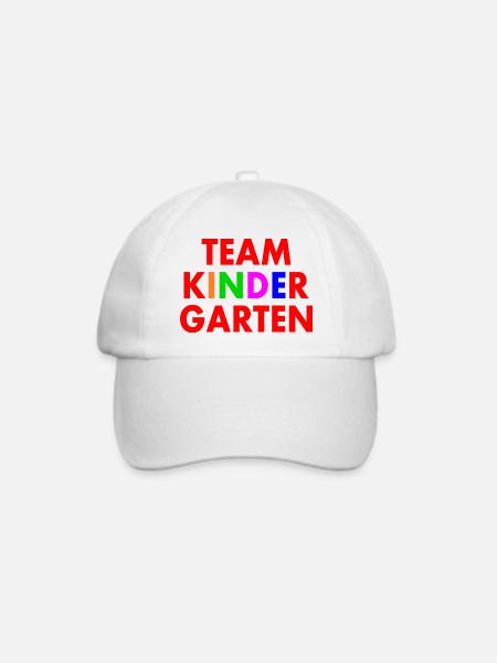Team kindergarten - Baseballkappe - Weiß/Weiß